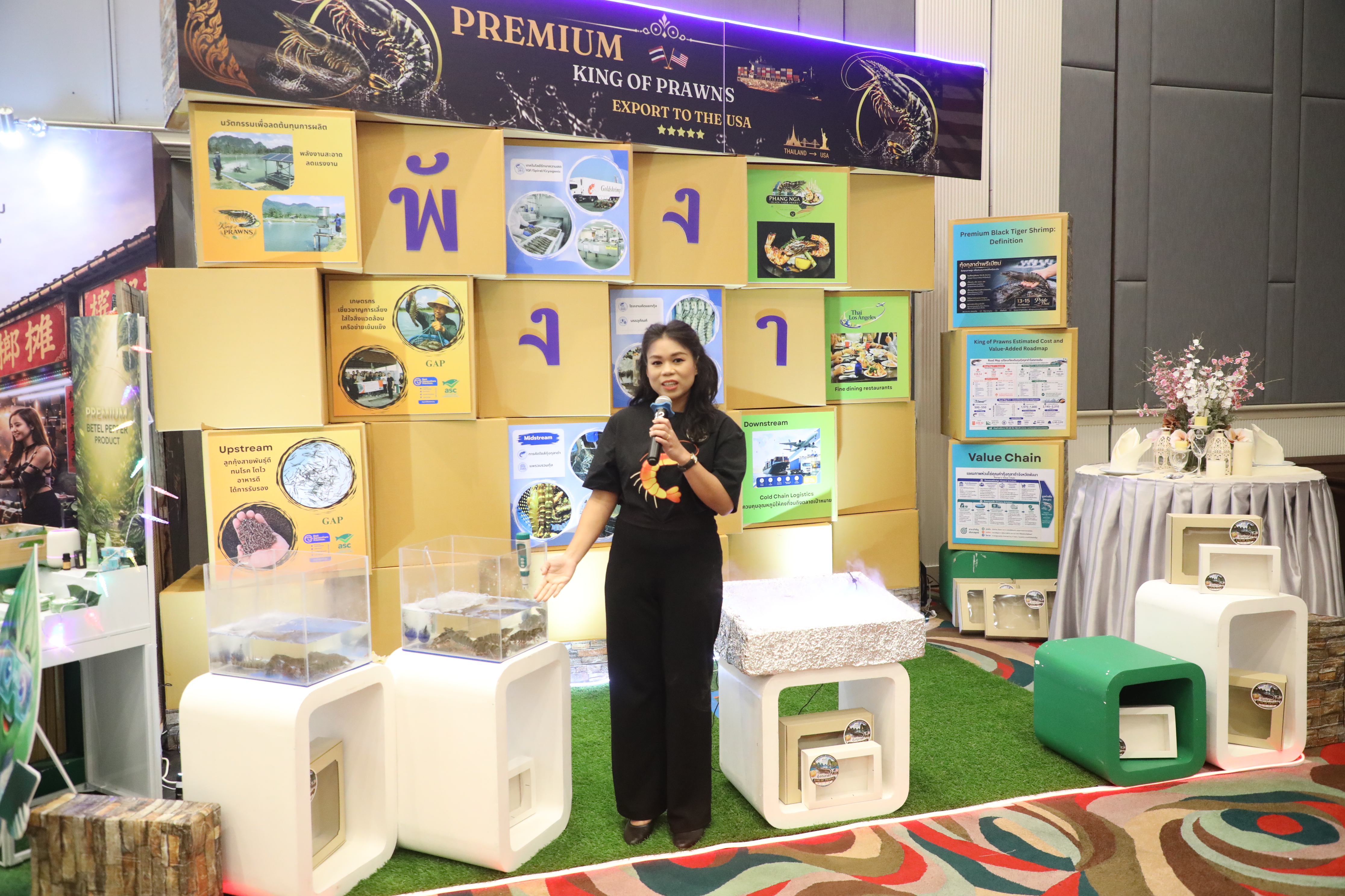 title - เข้าร่วมชมการจัดนิทรรศการ และนำเสนอผลงานกลุ่ม สินค้าเกษตรมูลค่าสูงและแผนผลักดันสินค้าเกษตรมูลค่าสูง เพื่อการส่งออกไปยังต่างประเทศ หลักสูตร นักบริหารการพัฒนาการเกษตรและสหกรณ์ ระดับสูง (นบส.) รุ่นที่ 94